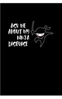 Ask me about my Ninja disguise: 110 Game Sheets - 660 Tic-Tac-Toe Blank Games - Soft Cover Book for Kids for Traveling & Summer Vacations - Mini Game - Clever Kids - 110 Lined page