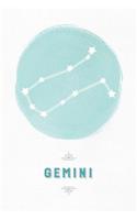 Gemini: Zodiac Lined Journal with Sun Sign Overview