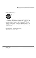 Turbulent Navier-Stokes Flow Analysis of an Advanced Semispan Diamond-Wing Model in Tunnel and Free Air at High-Lift Conditions