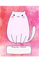 Cute Cat Composition Notebook: Wide Ruled, 7.44 X 9.69, 75 sheets, 150 lined pages