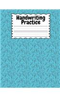 Handwriting Practice: Japanese Koi Fish Handwriting Practice Book 3 lined with dashed middle line 8.5 x 11 in, 120 pages book for boys, girls, school kids, students