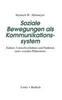 Soziale Bewegungen ALS Kommunikationssystem