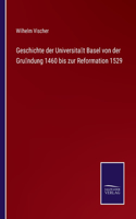 Geschichte der Universität Basel von der Gründung 1460 bis zur Reformation 1529