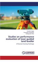 Studies on performance evaluation of laser guided land leveller