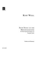 6 (Six) Songs from Threepenny Opera for Guitar Quartet Score and Parts: Fur Gitarrenquartett Bearbeitet Von Nangialai Nashir: Partitur und Stimmen