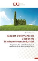 Rapport d'Alternance de Gestion de l'Environnement Industriel