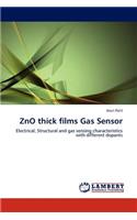ZnO thick films Gas Sensor