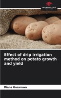 Effect of drip irrigation method on potato growth and yield
