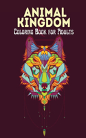 Animal Kingdom Coloring Book for Adults