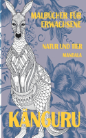 Malbücher für Erwachsene - Mandala - Natur und Tier - Känguru