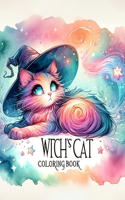 Witches Cat Coloring Book