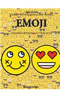 Coloring Book for 4-5 Year Olds (Emoji)