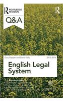 Q&A English Legal System 2013-2014