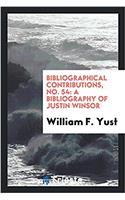 Bibliographical Contributions, No. 54