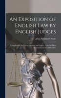 Exposition of English Law by English Judges