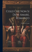 Colei che non si deve amare, romanzo