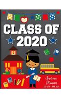 Class of 2020 Academic Planner July 2019 - June 2020: Back To School or Graduation Gift Ideas for Graduating High School Senior Students: 12 Month Calendar / Organizer - Asian Boy Graduate Edition