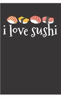 Sushi Food Seafood Foodlover Notebook / Journal
