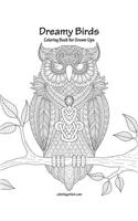 Dreamy Birds Coloring Book for Grown-Ups