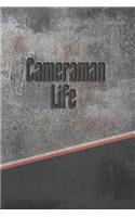 Cameraman Life: Personalized Journal, Notebook Lined Pages 120 Pages 6x9