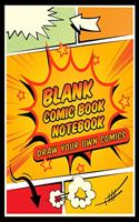 Blank Comic Book Notebook Draw Your Own Comics