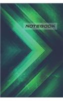 Space Motion Notebook: Medium Ruled 6x9 Journal For Sci-Fi Fans