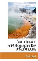 Geometrische Kristallographie Des Diskontinuums