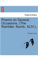 Poems on Several Occasions. (the Rambler. Numb. XLIV.).