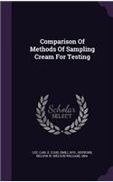 Comparison Of Methods Of Sampling Cream For Testing