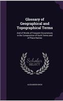 Glossary of Geographical and Topographical Terms: (English)