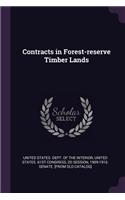 Contracts in Forest-reserve Timber Lands