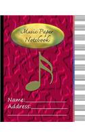 Music Paper Notebook