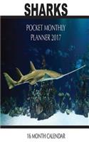 Sharks Pocket Monthly Planner 2017