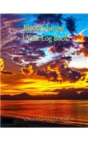 Blood Glucose 3 Year Log Book