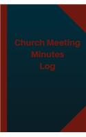 Church Meeting Minutes Log (Logbook, Journal - 124 pages 6x9 inches): Church Meeting Minutes Logbook (Blue Cover, Medium)