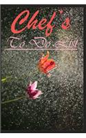 Chef's To Do List: Planner and Journal to Make Schedule and Appointment for Chefs