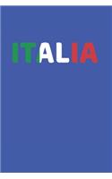Italia Notebook: Graph Paper Journal 6x9 - 120 Pages