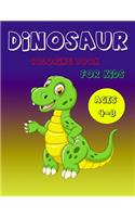 Dinosaur Coloring Book for Kids Ages 4-8