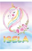 Isela: Want To Give Isela A Unique Memory & Emotional Moment? Show Isela You Care With This Personal Custom Named Gift With Isela's Very Own Unicorn Custom