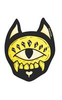 Gothic Cat Notebook: Graph Paper Journal 6x9 - 120 Pages