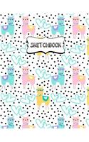 Sketchbook: Blank Sketch Book Workbook Journal for Drawing, Sketching or Doodling for Kids Llama Pattern
