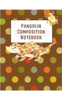 Pangolin Composition Notebook