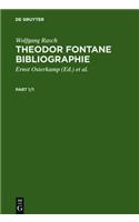 Theodor Fontane Bibliographie