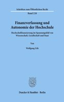 Finanzverfassung Und Autonomie Der Hochschule
