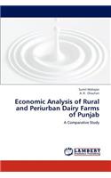 Economic Analysis of Rural and Periurban Dairy Farms of Punjab