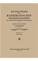 Encyklopädie Der Mathematischen Wissenschaften Mit Einschluss Ihrer Anwendungen