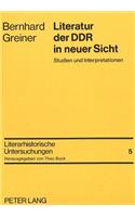 Literatur der DDR in neuer Sicht