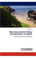 Macroeconomic Policy Coordination in Emu?
