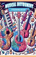 Musical Instrument Coloring Book