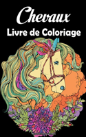 Chevaux Livre de Coloriage pour Adultes